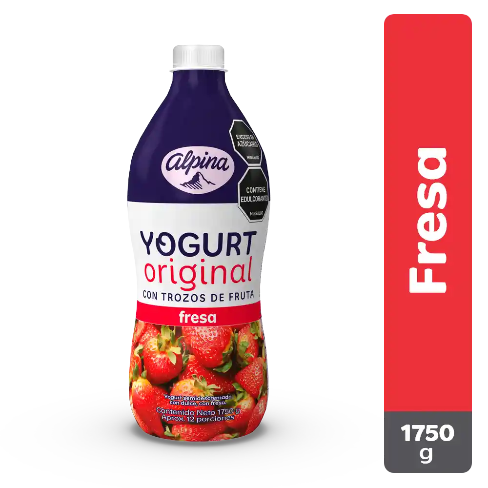 Alpina Yogurt Original con Trozos de Fresa