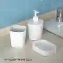 Set X 3 Accesorios Baño Blanco Finlandek Setab