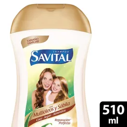 Savital Shampoo con Multióleos y Sábila 