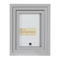 Pack 3 Portaretrato Taupe