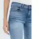 Jean High Rise Cosmo Medio Mujer Azul Talla 12 Chevignon