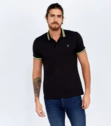 Typer Camiseta Polo Negro Talla M 824122