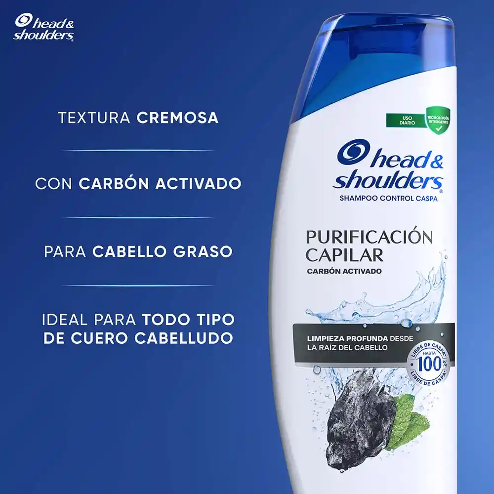 Shampoo Head & Shoulders Purificación Capilar 375 ml