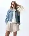 Chaqueta Mujer Azul Talla S 321G001_AZU114604 Americanino