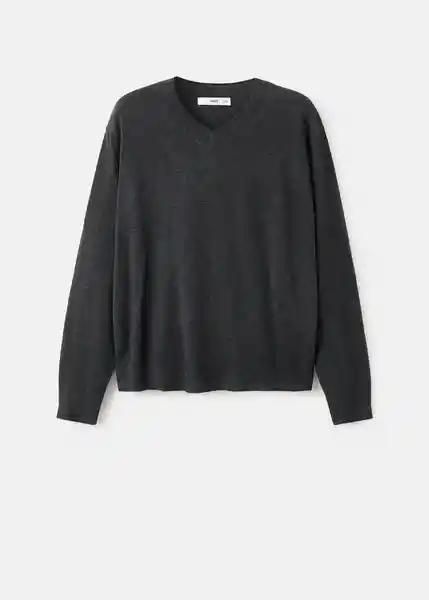 Saco Jersey Milo Antracita Talla S Mujer Mango