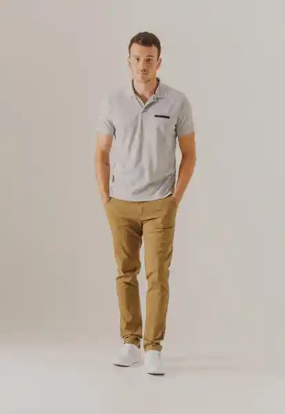 Pantalón Ajustado Para Hombre Caqui Talla 36 Arkitect