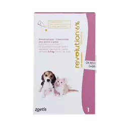 Revolution Desparasitante Para Perros y Gatos 0-2.5 Kg (6%)