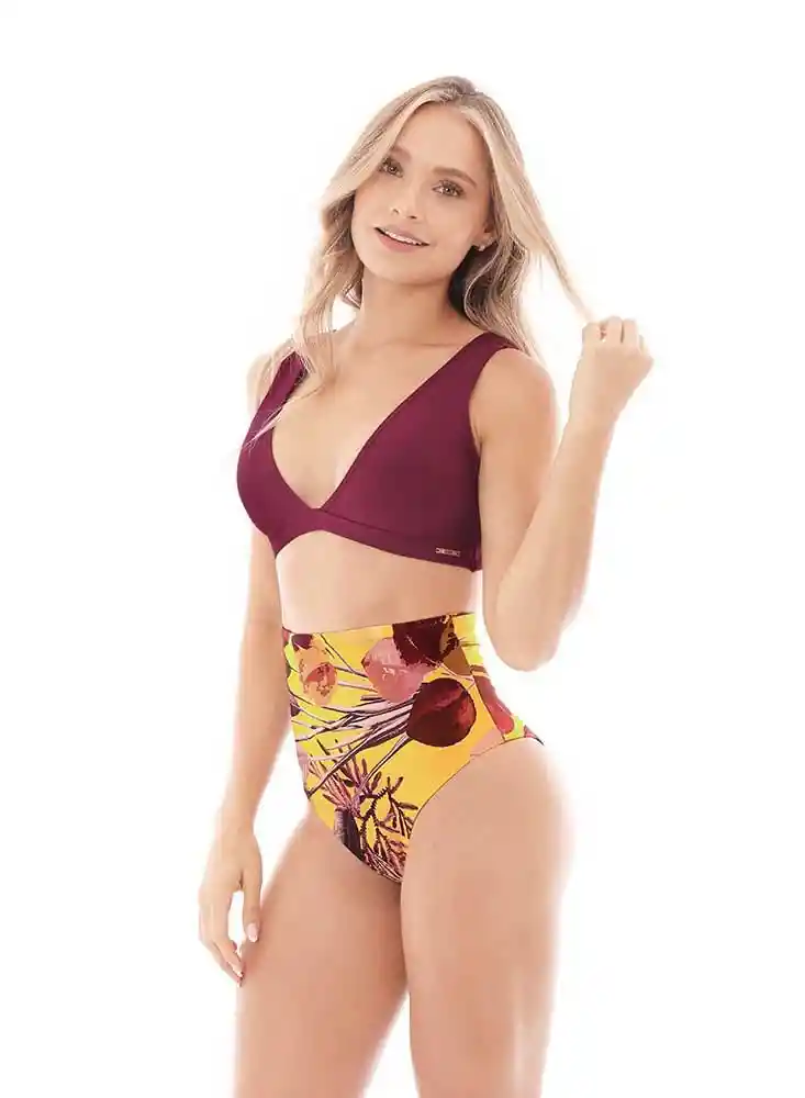 Tanga de Baño Mujer S-estampado