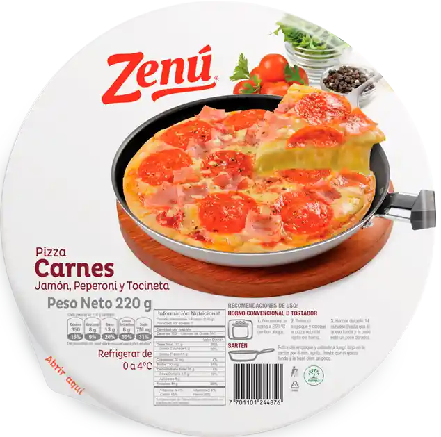 Zenú Pizza Carnes