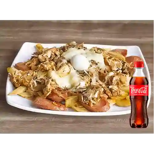 Combo Salchi Pollo + Coca Cola Original 400 ml