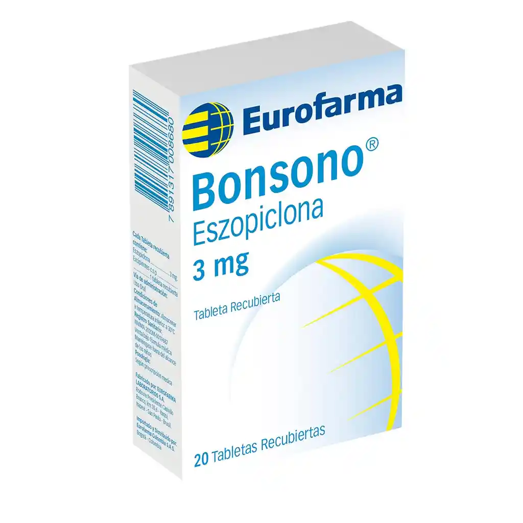 Bonsono 3 Mg Tableta Recubierta