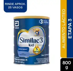 Similac Alimento Lácteo Sabor Vainilla Etapa 3 Kid