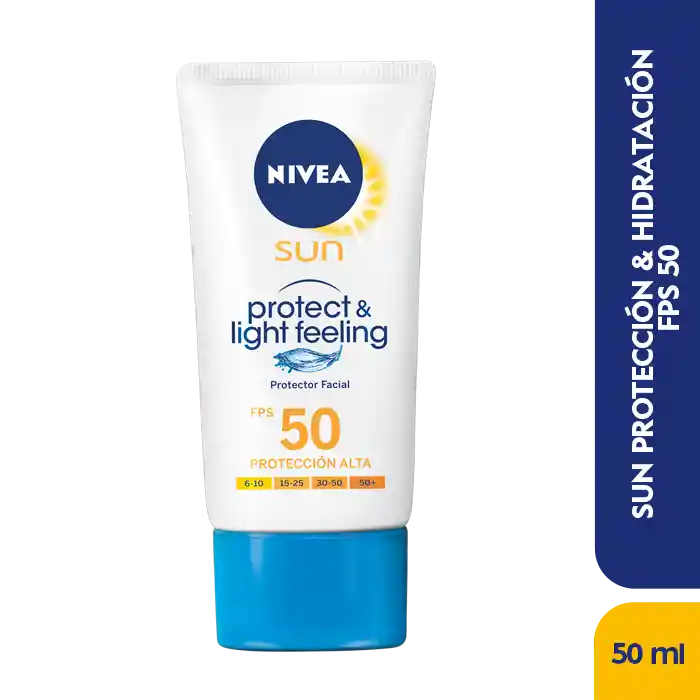 Nivea Sun Protector Solar Facial FPS 50+ Control de Brillos