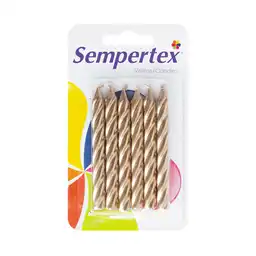 Sempertex Vela Espiral Dorada