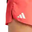 Adidas Short Pantaloneta Adizero e Color Rojo Talla S