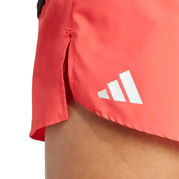 Adidas Short Pantaloneta Adizero e Color Rojo Talla S