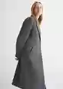 Abrigo Dune Gris Talla 21 Teen Niñas Mango