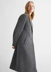 Abrigo Dune Gris Talla 21 Teen Niñas Mango