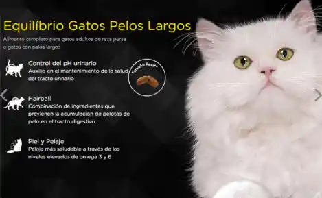 Equilíbrio Alimento Para Gato Adulto Pelos Longos 