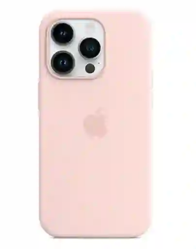 Apple Silicone Case iPhone 14 Pro With Magsafe Chalk Pink