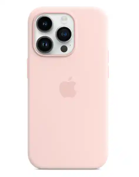 Apple Silicone Case iPhone 14 Pro With Magsafe Chalk Pink