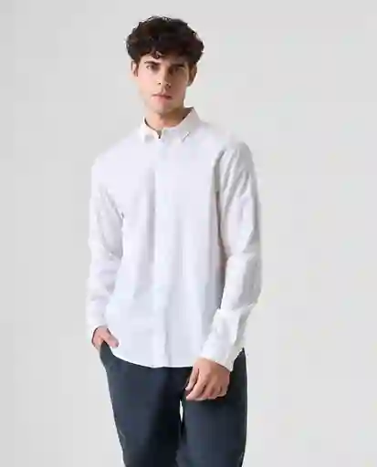 Camisa Hombre Blanco Talla L 812G501_BLA110601 Americanino
