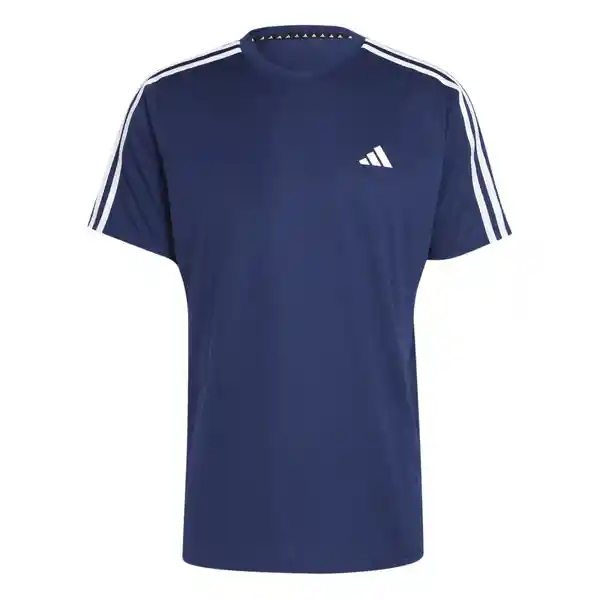 Adidas Camiseta Tr-es Base 3s Para Hombre Azul Talla M