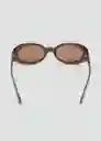 Gafas de Sol Alicia Marrón Talla 99 Mujer Mango