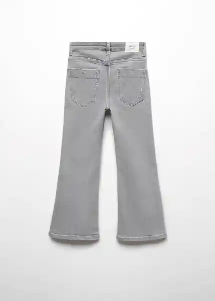 Jean Flare 6 Tejano Gris Talla 10 Niñas Mango