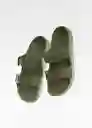 Chanclas Pauk Khaki Talla 35 Niños Mango