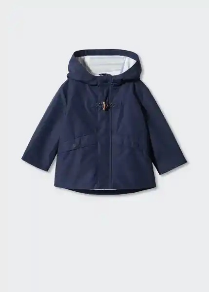 Abrigo Parka Paskal Navy Talla 67 Niños Mango