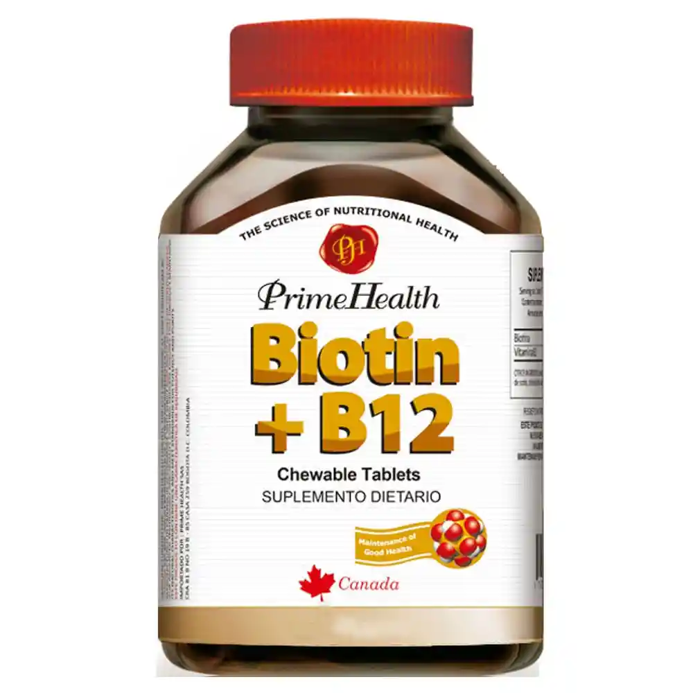 Biotin + B12 Suplemento Dietario X 60 Tabletas