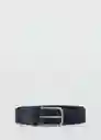 Cinturón Elastic Navy Talla 91 Hombre Mango