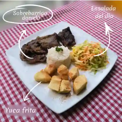 Sobrebarriga en Salsa O Dorada