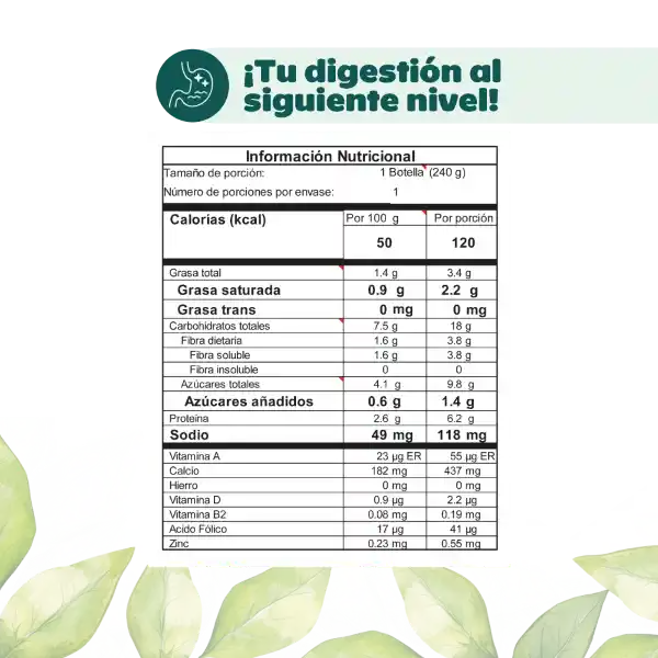 Kéfir Plus Alpina sabor natural 240g