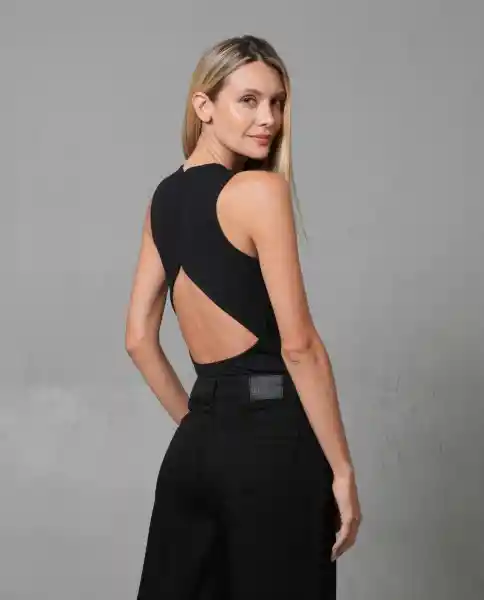 Camiseta Mujer Negro S 202G007_NEG194004 Rifle