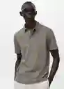 Camiseta Polo Ezequi Dark Caza Talla M Hombre Mango