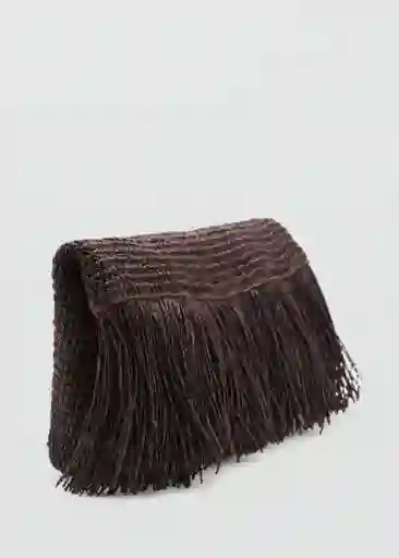 Bolso M Bryan Chocolate Talla 99 Mujer Mango
