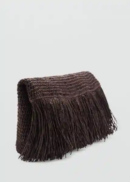 Bolso M Bryan Chocolate Talla 99 Mujer Mango