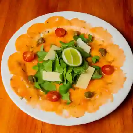 Carpaccio de salmone