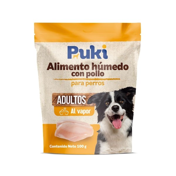 Pukí Alimento Hum Pollo Perros 100 g
