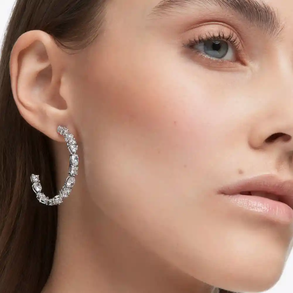 Swarovski Aretes Para Mujer Blanco 562128