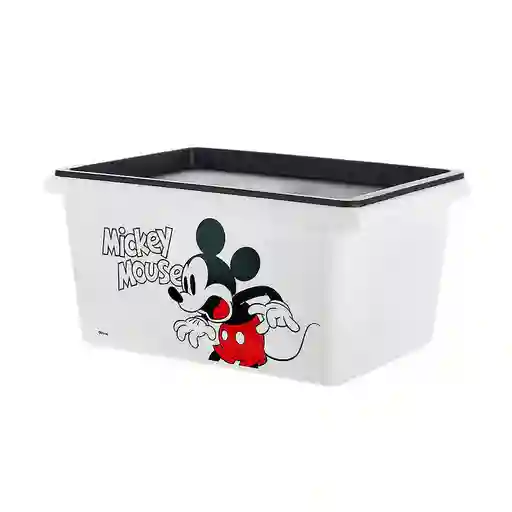 Organizador Plástico Mickey Mouse Pequeño Blanco Miniso 