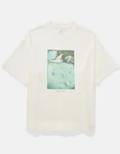 Camiseta Hombre Blanco Talla: MEDIUM 4645100 American Eagle