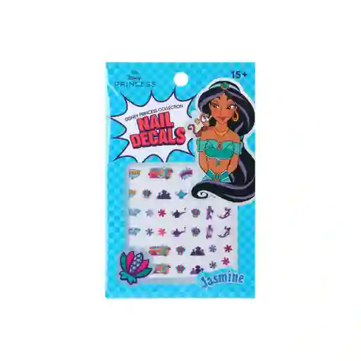 Calcomanía de Uñas Serie Disney Princess Jasmine Miniso