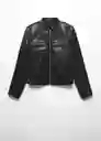 Chaqueta Gabi Negro Talla L Mujer Mango