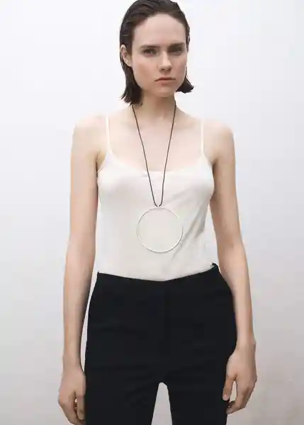 Top Mara Offwhite Talla S Mujer Mango