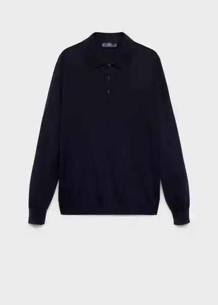 Camiseta Polo Willys Navy Talla M Hombre Mango