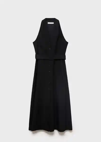 Vestido Lula Negro Talla S Mujer Mango