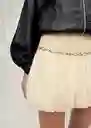 Cinturón Selu Plata Talla M Mujer Mango